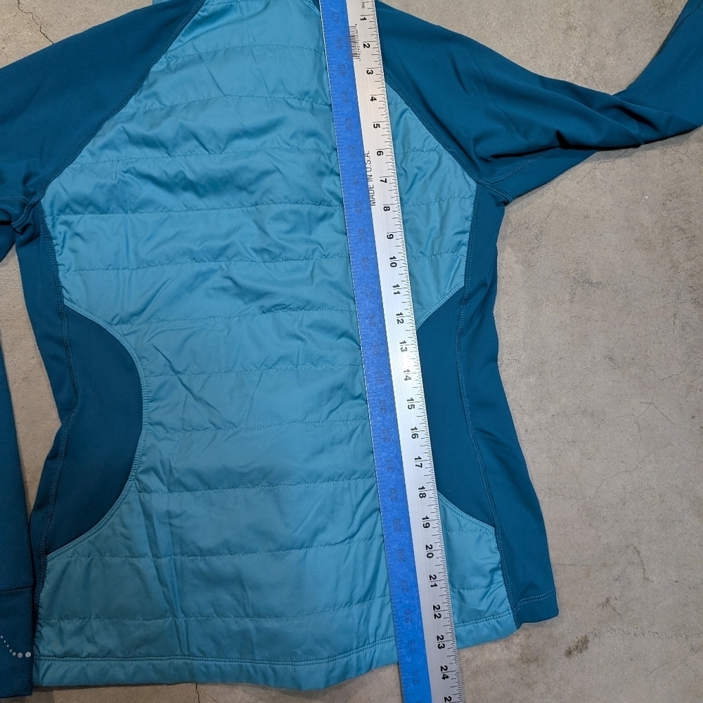 Women's XS REI Green/Teal Full Zip Polyester Fill Jacket Long Sleeve - Picture 5 of 6